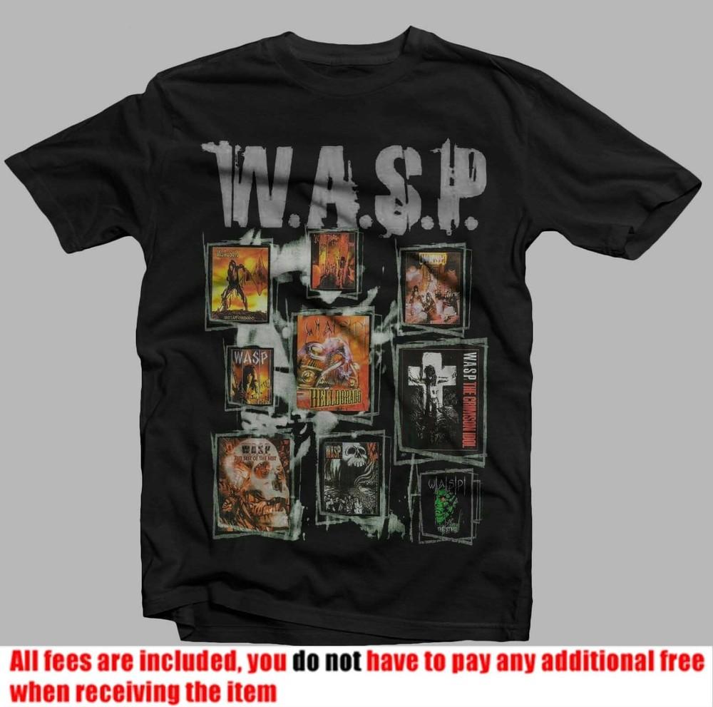 W.A.S.P Винтажная Хлопковая Подарочная Футболка для Мужчин и Женщин Всех Размеров PT268 Унисекс