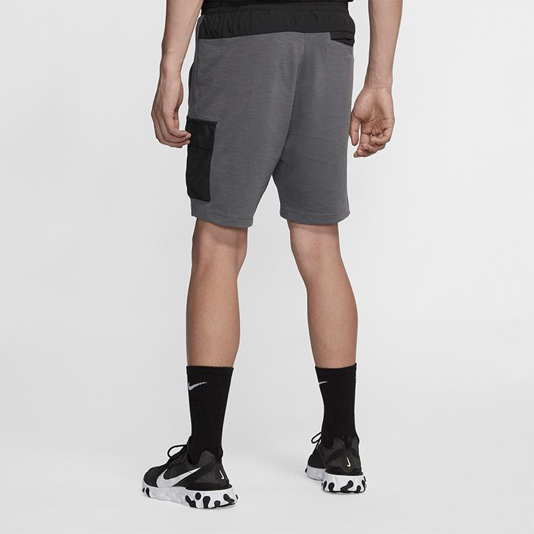 Nike Спортивные быстросохнущие дышащие повседневные шорты для бега, мужские штаны, темно-серые BV3117-021