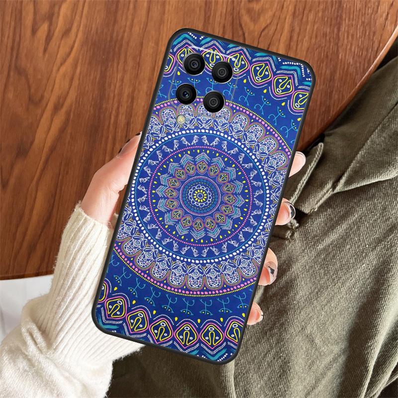 Чехол с индийским узором мандала для Samsung Galaxy M13 M33 M53 M15 M35 M55 M06 M16 M36 M56 M31 M12 M32 M52 M14 M34 M54
