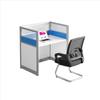 Two-Person Wooden Office Screen Desk