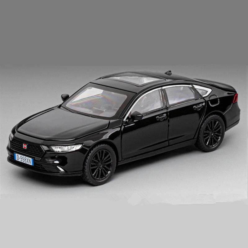 QLN2 1:32 HONDA Accord Alloy Car Model Diecast Metal Vehicles Car Model Sound and Light High Simulation Collection Childrens Toy Gift