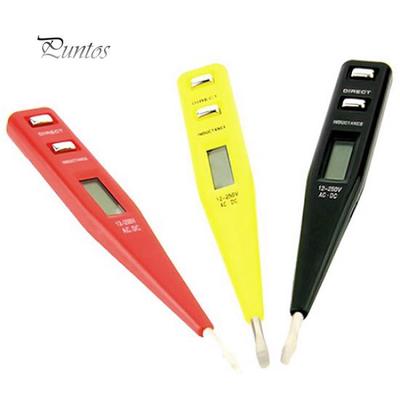 12 В-250 В переменного тока постоянного тока тестер ручка зонд детектор индуктивности
