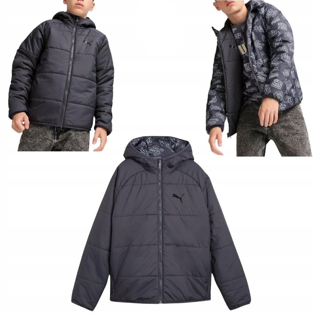 Y9975 PUMA REVERSIBLE PUFFER JACKET double-sided 68283369 r 152