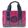 Tote Bag Pink/Navy Nylon Women Used