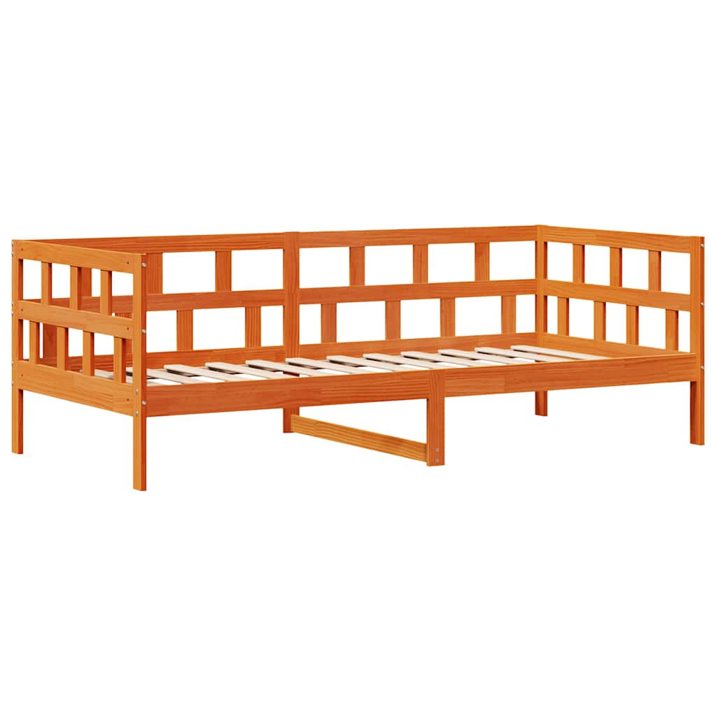 Daybed with Drawers without Mattress 90x200 cm Solid Wood