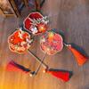 Chinese Style Mini Chinese Fan Tassels Chinese Silk Fan Bridal Group Fan  Chinese Wedding