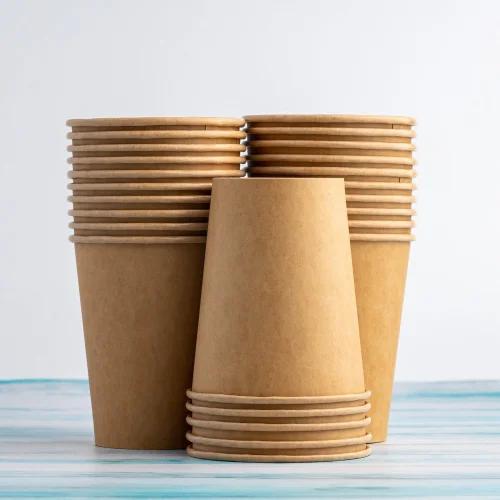Kraft Paper Cups Coffee/Tea Ø80Mm .