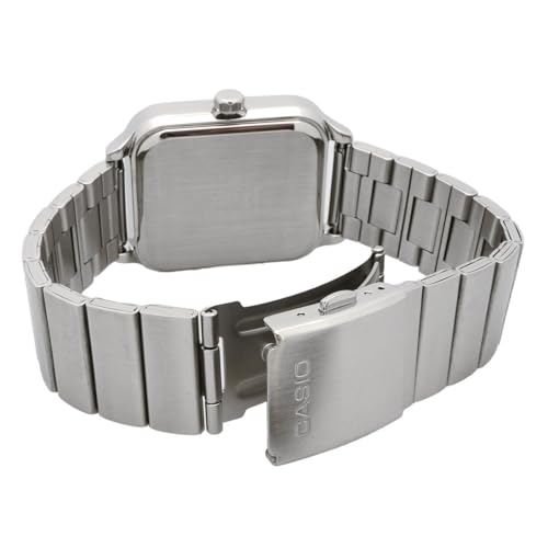 CASIO Стандартные Аналоговые Мужские Часы с Фазами Луны MTP-M305D-7A2V Металлический Браслет Серебристый Зарубежная Модель
