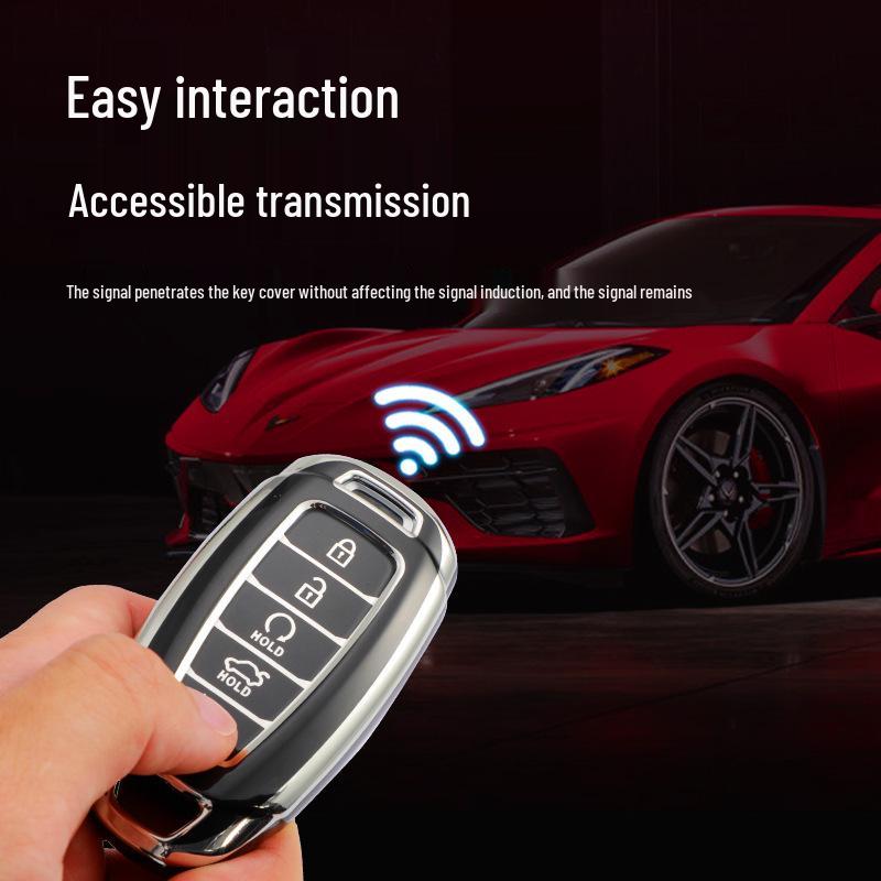 Чехол для ключа с 5 кнопками Hyundai Tucson для моделей ix35, ix25, Festa