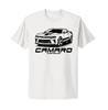 Унисекс Белая Футболка Chevy Camaro American Muscle Car Унисекс Футболка