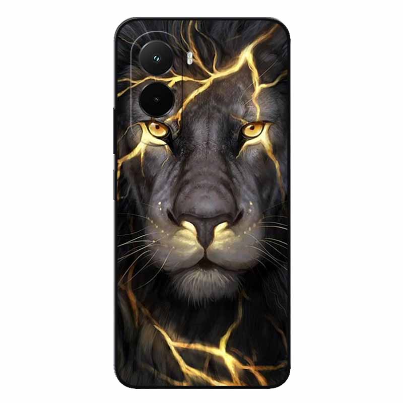 Soft Case For Xiaomi Poco M7 4G Cartoon Back Cover For PocoM7 M7 Silicone Bumper Protective Shockproof Capa pocom7 4G Lion Coque
