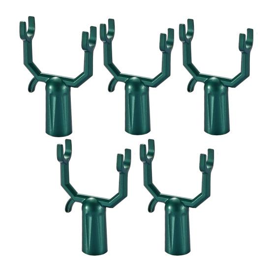 5 шт. Крюк для одежды, шест, вилка, сверхпрочный, из алюминиевого сплава, универсальный, вешалка для одежды, захват, крюк, головка, сменные аксессуары
