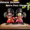 Sichuan Opera Face Changing Doll Chinese Style Creative Relief Pendant Doll Stress Gift Toy Z2F4