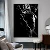 Black and White Nude Canvas Painting Sexy Body Women Man Poster Print Wall Art Picture for Living Room Home Decoration Cuadros