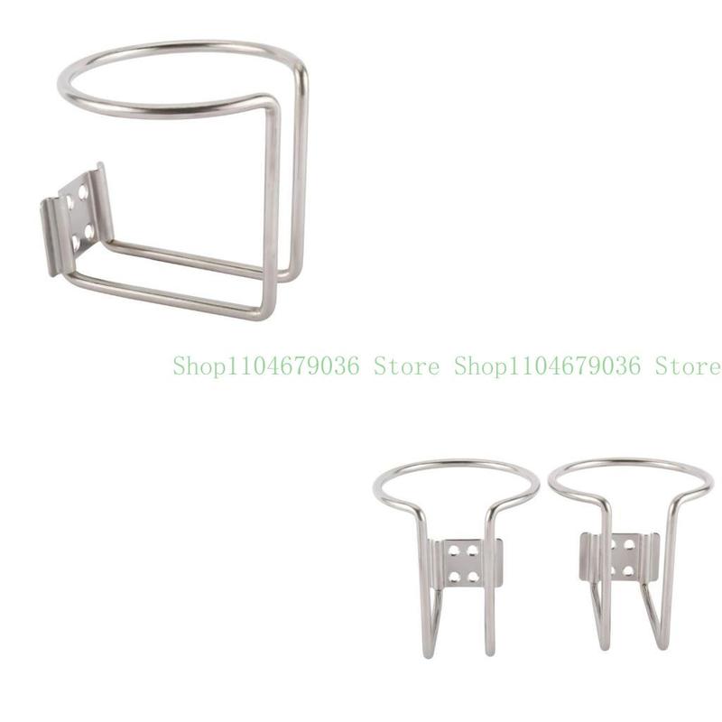 652F Stainless Cup Holder Drink Beverage Cup Storage Rack for Marine Boat-Yacht-Kayak