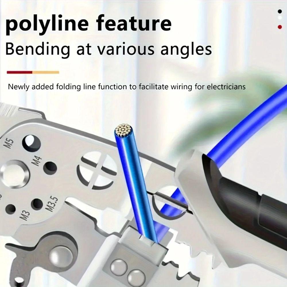 Плоскогубцы для зачистки проводов с противоскользящим локтем, регулируемые кусачки для обжима проводов, инструмент для зачистки проводов