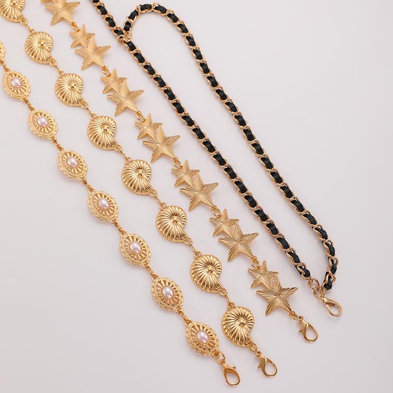 1 шт. Стильная универсальная женская металлическая поясная цепочка, аксессуары, декоративная цепочка для бикини, поясная цепочка, украшение для тела