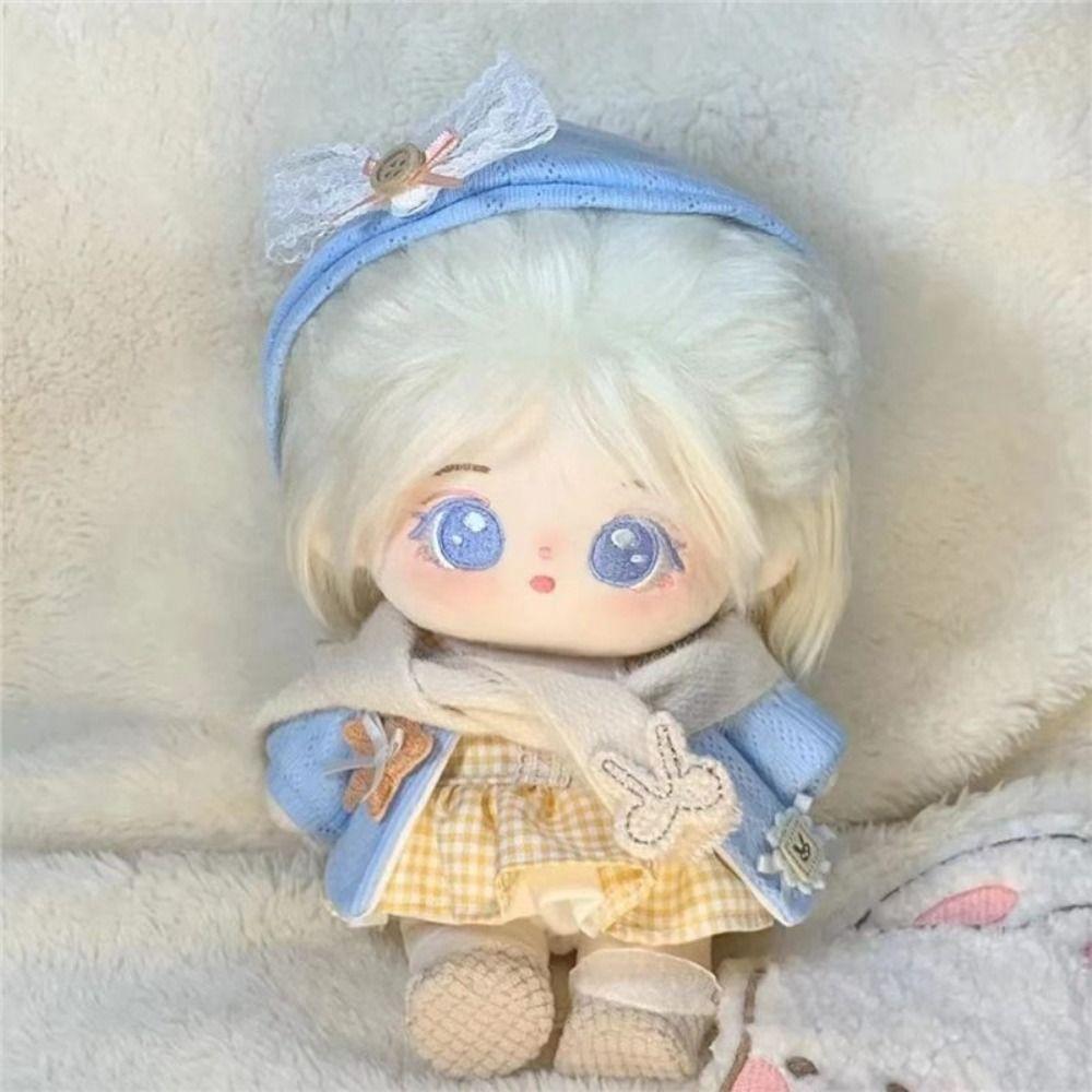 Красивая одежда для 20-сантиметровой хлопковой куклы, модная толстовка, трендовый K-pop наряд для плюшевых кукол