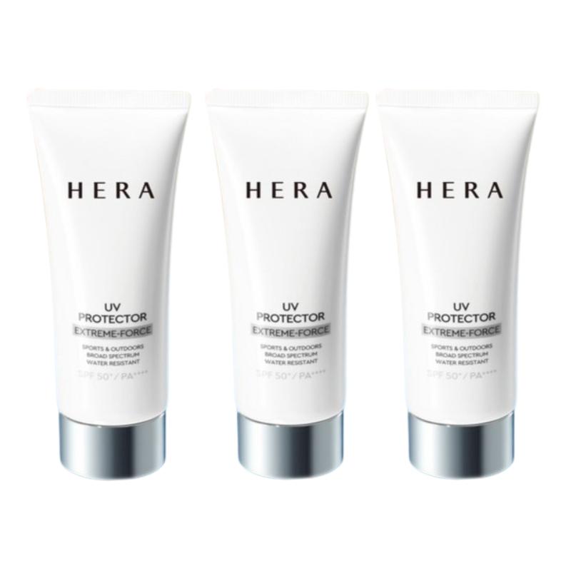 HERA UV Protector Extreme Force Leports Солнцезащитный крем SPF50+ PA++++ 70 мл – Водостойкий солнцезащитный крем для активного отдыха и спорта, Охлаждающий увлажняющий солнцезащитный крем