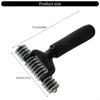 Solid Metal Wheel Carpet Seam Roller Serrated Toothed Roller  DIY Home Carpet Laying