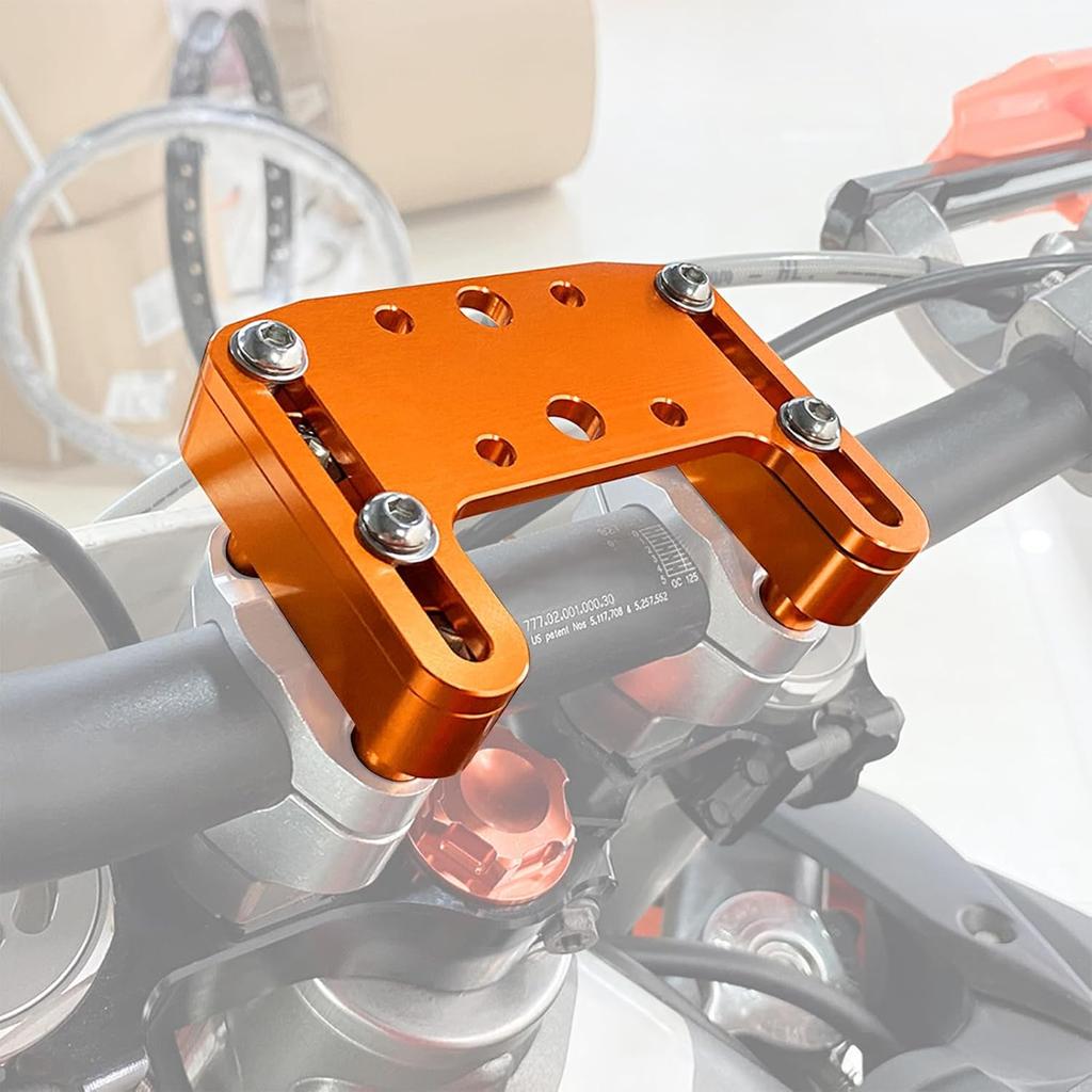 NICECNC GPS Stout Mount Top Bar Clamp Handlebar Compatible with KTM 125-530 SX/SX-F/EXC/EXC TPI/EXC-F/XC/XC-F/XC-W/XC-W TPI/XCF-W 2004-2023 690
