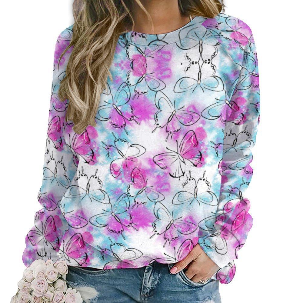 Мандала Цветок Толстовка Цветочный 3D Принт Толстовка Женская Новые Толстовки С О-Образным Вырезом Уличная Одежда Оверсайз Харадзюку Пуловер Женская Одежда