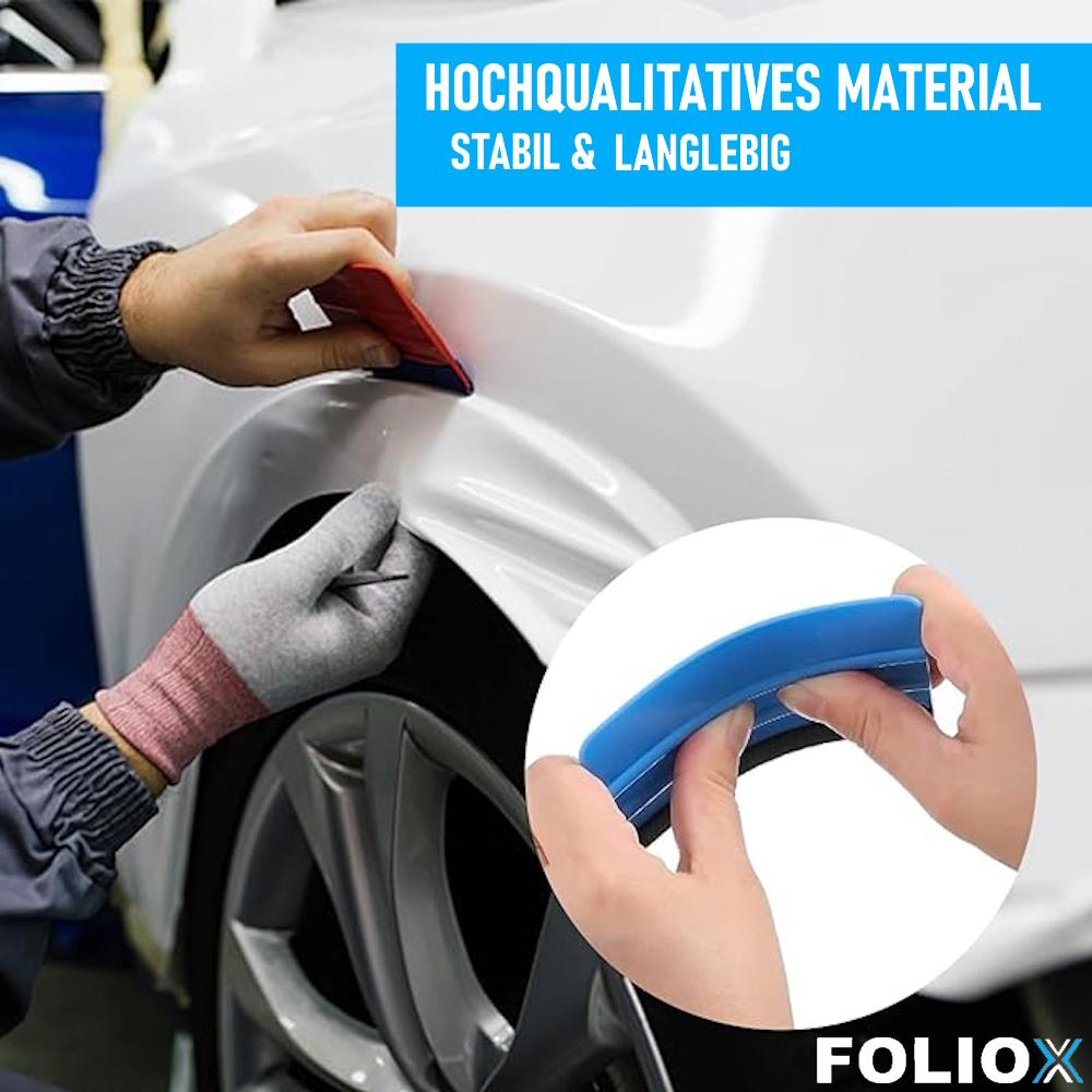 FOLIOX Ракель для пленки Автомобильная ракель для пленки Инструмент Ракель с фетровой кромкой Фетровая ракель Ракель для оклейки