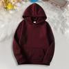 Unisex Hoodie with Big Front Pocket Drawstring Solid Color Loose Hooded Top Long Sleeves Casual Sport Daily Hoodie