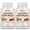 Hair & Nail Health Support Capsules 120 Count — Biotin & Vitamins, Daily Wellness, Beauty Supplement