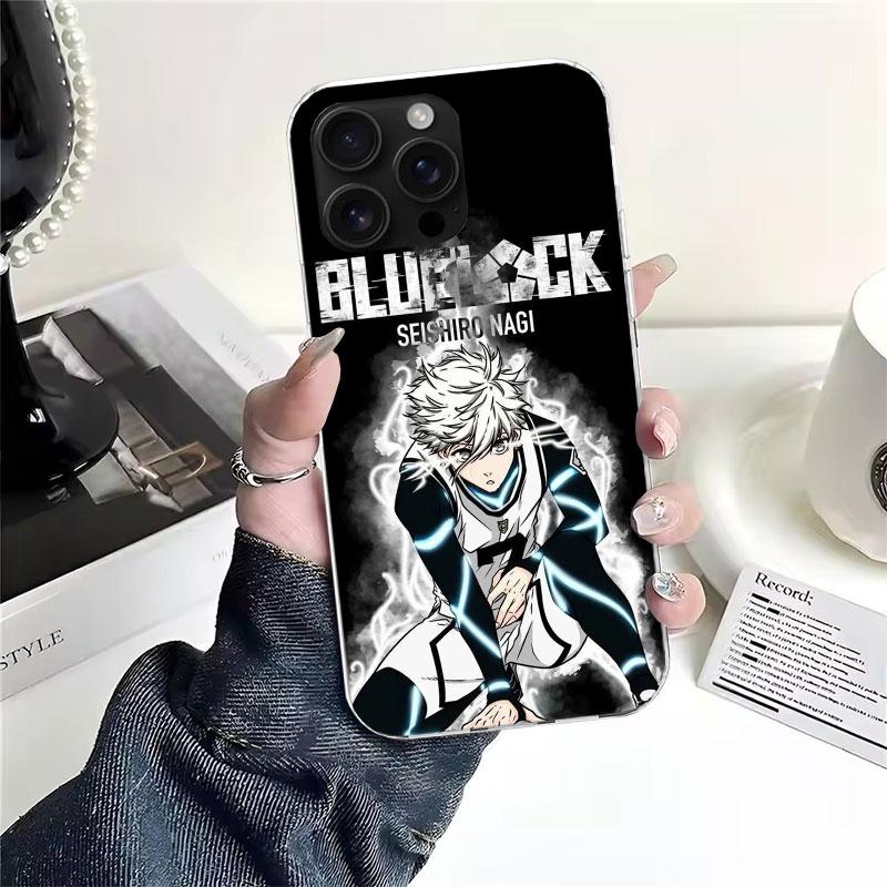 Blue Lock Наги Сэйсиро Мягкий чехол для телефона для IPhone 11 17 Air 16E 16 Pro Max 15 + 14 Plus 13 Mini 12 Apple 7 SE 8 Fundas Coque 11