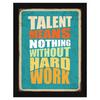 Мотивационная цитата Тяжелая работа Настенная рамка Художественная картина, многоцветная, мотивирующая, 10 X 13 дюймов, набор из 1