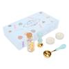 Wax Sealing Stamps Set Clear Pattern Comfortable Handle Blue Wax Sealing Stamps Kit for for DIY