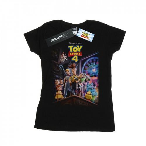Disney Womens/Ladies Toy Story 4 Crew Poster Cotton T-Shirt