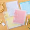 Светлый цвет Дневник Блокнот Обложка PP Записная книжка Канцелярские принадлежности Книга с отрывными листами Школа