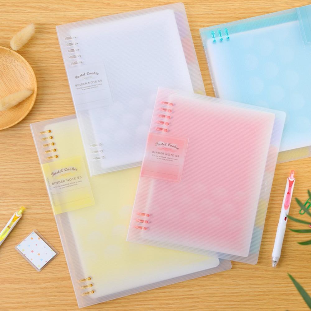 Светлый цвет Дневник Блокнот Обложка PP Записная книжка Канцелярские принадлежности Книга с отрывными листами Школа