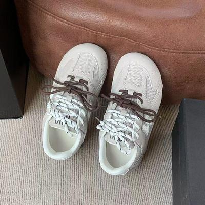 Сетчатые кроссовки Forrest Gump женские весна 2025 новые ретро на плоской подошве универсальные спортивные тренировочные дышащие повседневные кеды