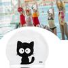 Unisex Cartoon Children Universal Cute Silicone High Elasticity Sports Swimming Cap(Cat)