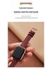 Тонкий ремешок из натуральной кожи с узором «ли Чи» для Apple iWatch
