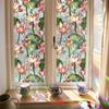 Removable Window Decorative Films Double-sided Stained Glass Film Reusable Sun Blocking Static Cling Stickers For Home Decor