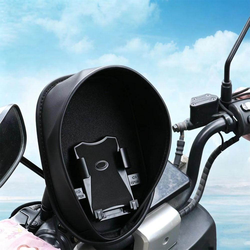Waterproof Phone Shade Heavy Duty Cell Phone Mount Visor Universal Sun Shade Driving