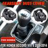 Manual 5/6 Speed Auto Black Leather Car Gear Shift Lever Knob Stick Head Handball For HONDA ACCORD VIII 8 MK8 2008 2009-2014