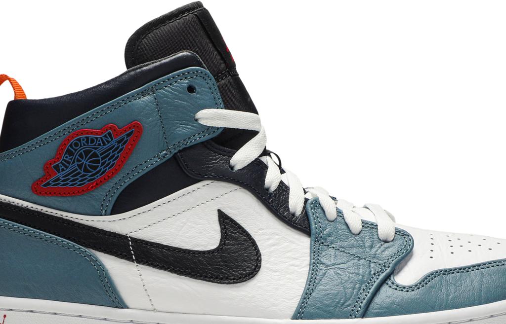 CU2802-100 FACETASM A Nike Air Jordan 1 Mid "White/Navy" (Men's)