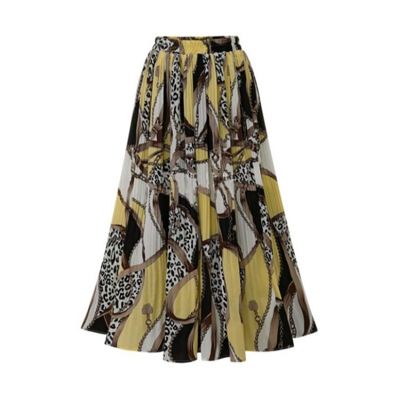 Летняя юбка в богемном стиле в стиле хиппи, повседневная юбка-сарафана-трансформер, юбка длиной ниже колена с высокой талией, женские длинные юбки трапециевидной формы, юбки с эластичной резинкой на талии