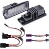 2 шт. Светодиодные фонари номерного знака для MK5 GTI MK6 MK7 Golf 5 Glof 6 Golf 7 New Beetle Passat CC Rabbit Eos Phaeton Polo Lupo Работают от Xenon
