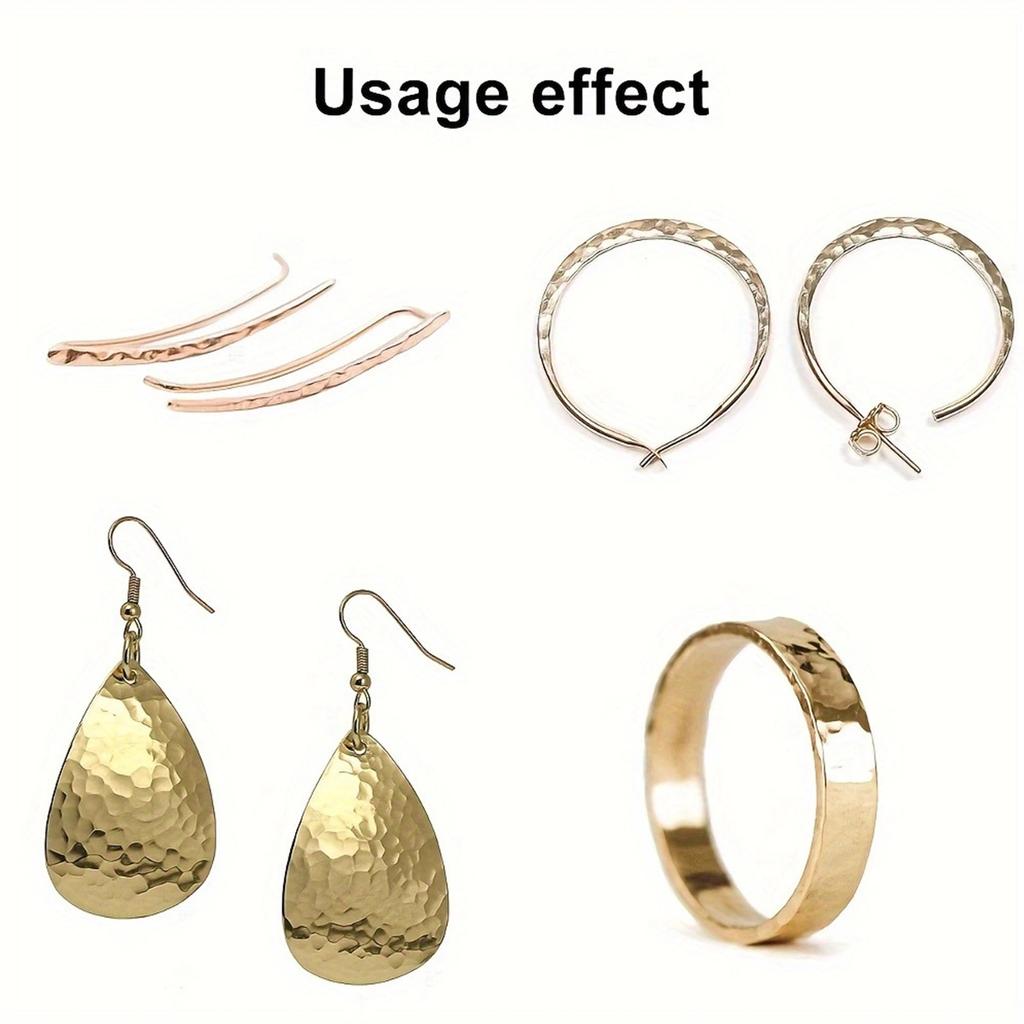 Steel Anvil Plate Metal Shaping Block Metal Stamping Hammer Steel Block Jewelry Crafting Tool Hardened Steel Anvil