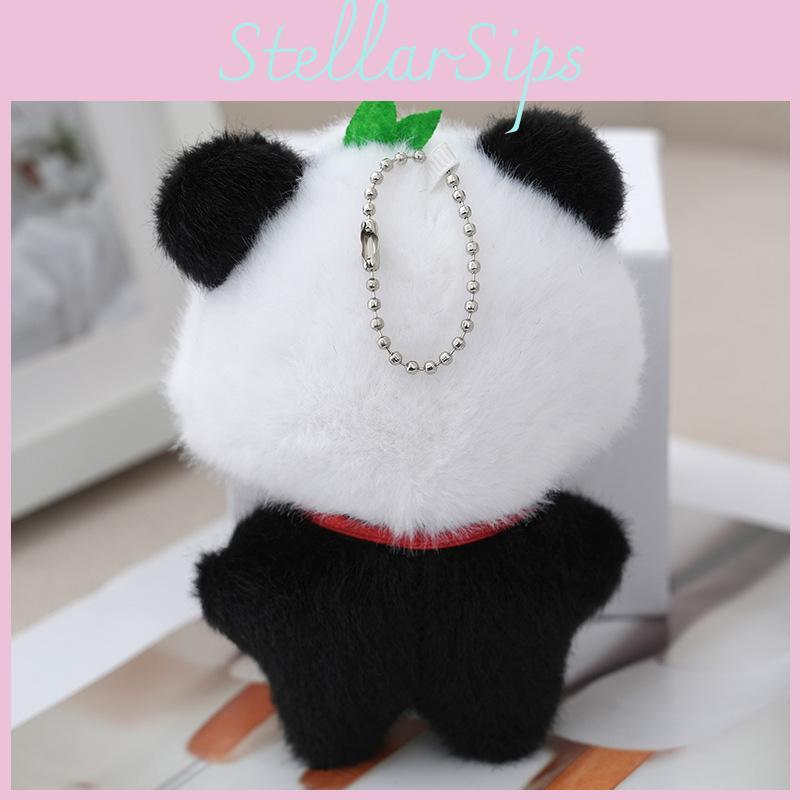 Chengdu Panda Plush Pendant Souvenir Soft Cuddly Panda Keychain For Children
