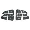 Steering Wheel Button Black Trim For Mercedes Benz Glc C Class W205 2015-2018