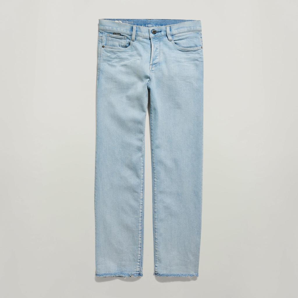 G-Star RAW Women's Strace Straight Cropped Jeans blue D24766-D549-G676-W25/L30
