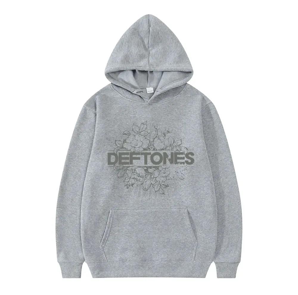 The New Deftones Trendy Printed Hoodies for Both Men and Women, Retro Punk Sweatshirts, and Streetwear from Harajuku