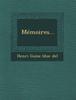 Книга Memoires...